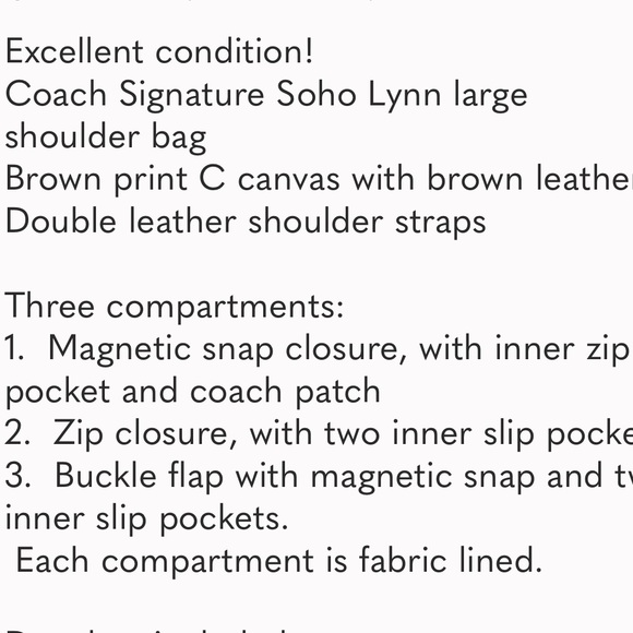 Coach F17403 Signature khaki brown shoulder bag - Picture 11 of 11